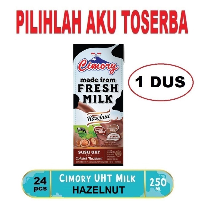 

Susu CIMORY HAZELNUT 250 ml - (HARGA 1 DUS ISI 24)