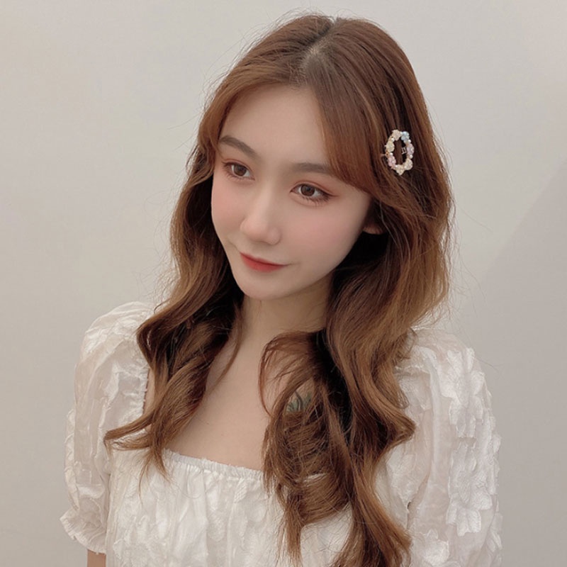 Wanita Jepit Rambut Versi Korea Dari Berlian Imitasi Sederhana Manis Bunga Liar Klip Aksesoris Rambut Aksesoris Fashion - SG