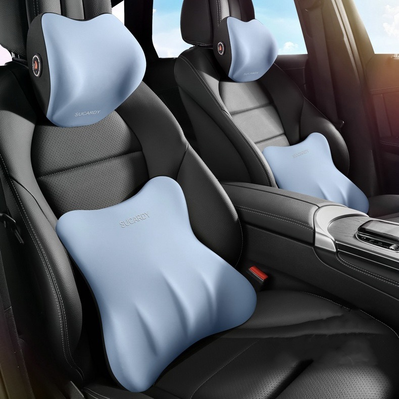 Gaya Baru Mobil Berbentuk Gelombang Perjalanan Leher Headrest Memory Foam Neck Pillow Car Neck Pillow Headrest