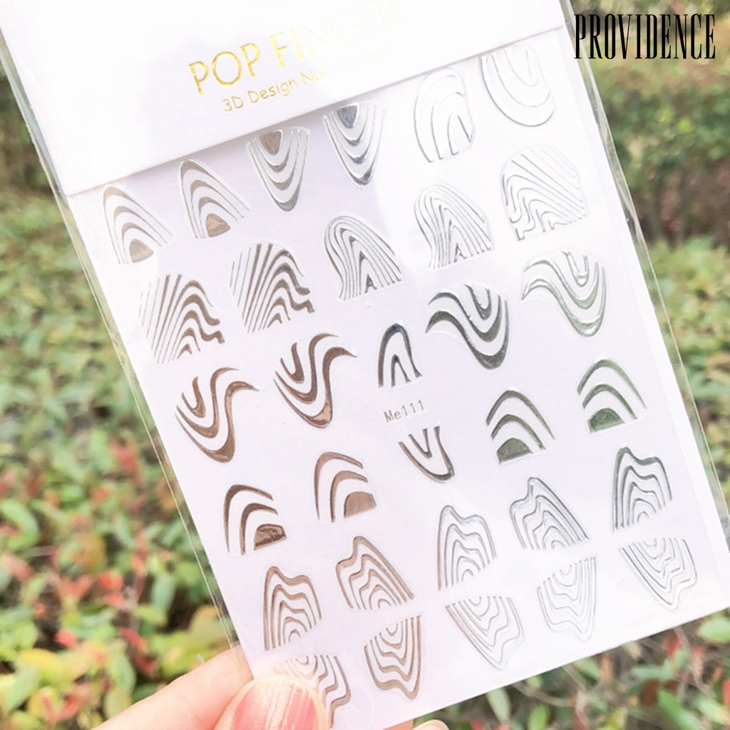 Providence Stiker Kuku Perekat Diri Yang Dapat Dilepas Tahan Air Kuat Lengket Mudah Mengelupas Kuku Stiker Kuku Nail Art Decal Nail Supplies