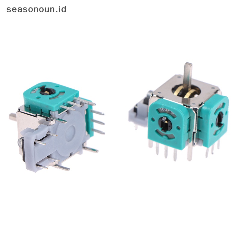 Seasonoun 2Pcs Modul Sensor Joy Axis Stik Ana 3D Untuk Controller PS4/Xbox One.