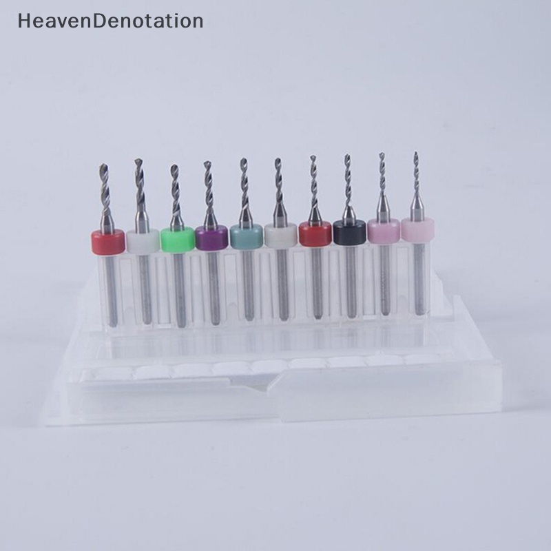 [HeavenDenotation] 10pcs/set PCB Cetak Papan Sirkuit carbide CNC mini micro Mata Bor HDV