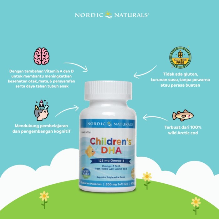 Nordic Children'S Dha 90 Softgels