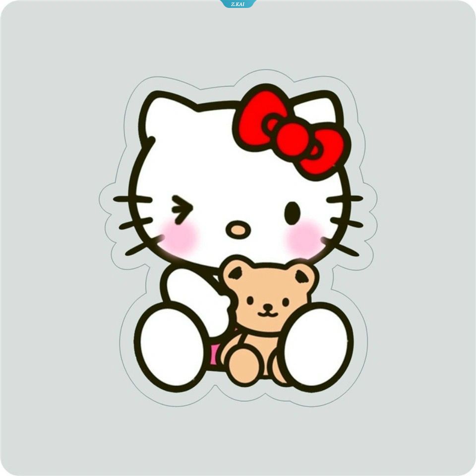 Sanrio Kawaii Gadis Wanita Bros Lucu HelloKitty Manis Kartun Ringan Sehari-Hari Aksesoris Hadiah Hadir Teman [ZK]