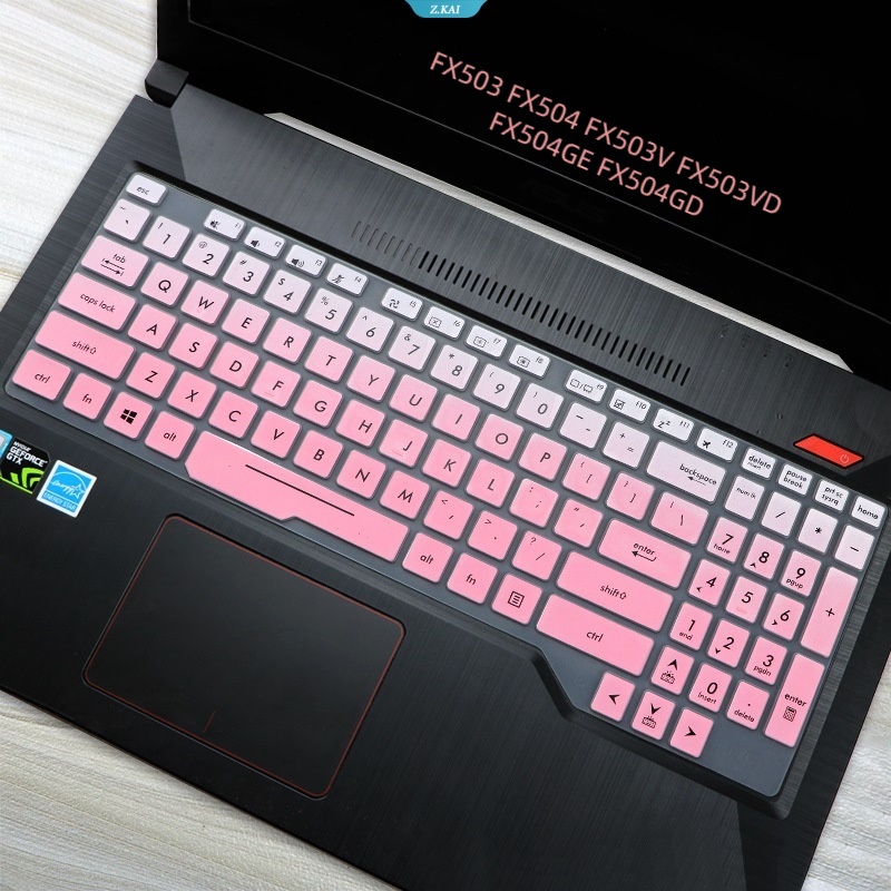 Cover Keyboard Laptop Untuk ASUS 15.6 Inch FX503 FX504 FX503V FX503VD FX504GE Lembut Dan Nyaman Silikon Pelindung Kulit Film TPU Clear Film Silicone Cover [ZK]