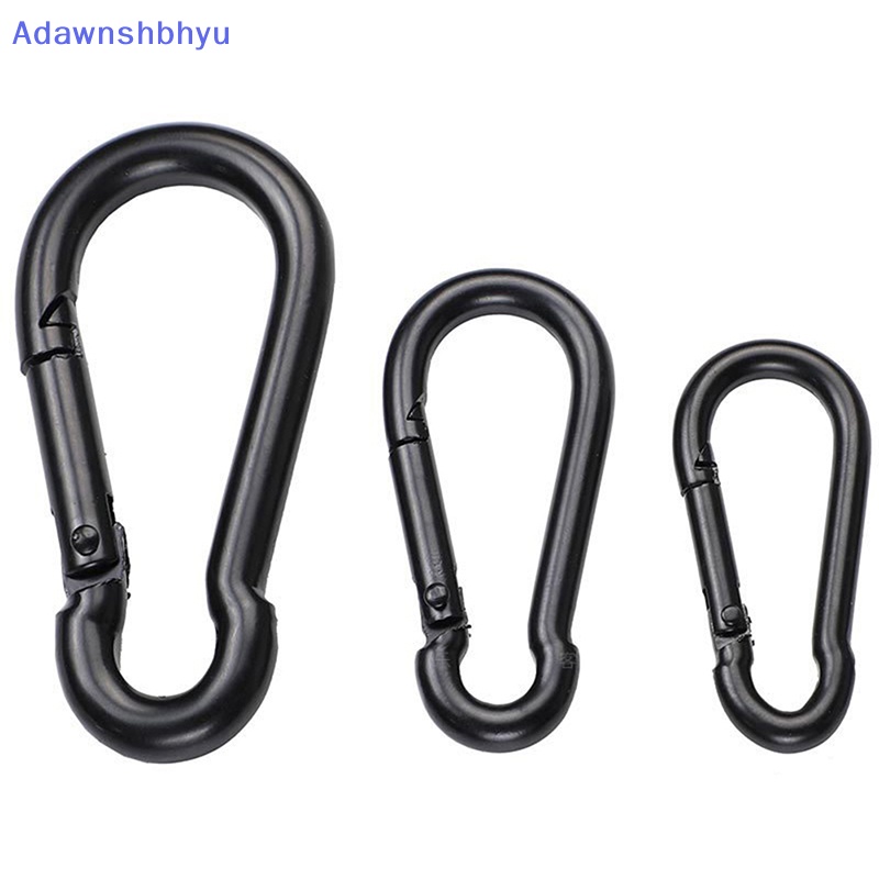 Adhyu Gantungan Kunci Logam Klip Kait D Carabiner Hooks Konektor Untuk Membuat Perhiasan Key Ring Temuan DIY Grosir ID