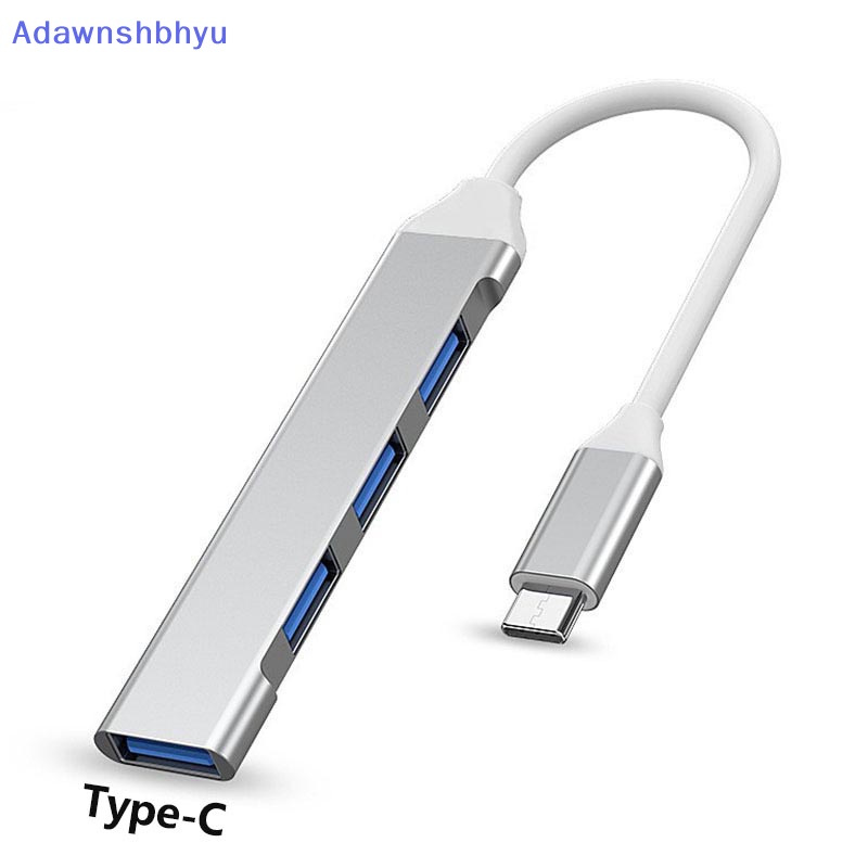 Adhyu USB C HUB 3.0 Tipe C 3.1 4port Multi Splitter Adapter OTG Untuk PC Komputer ID