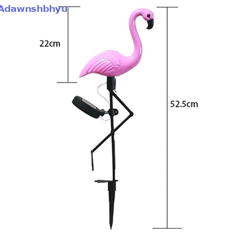 Adhyu 3lampu/Drag New Led Tenaga Surya Flamingo Rumput Taman Stake Landscape Outdoor ID