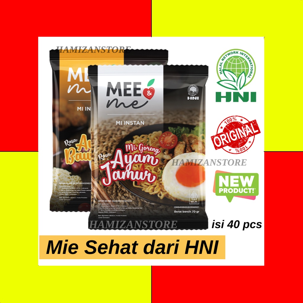 

Mee & Me HNI - Mie Instant - Ayam Bawang - Ayam Jamur [HMZ]