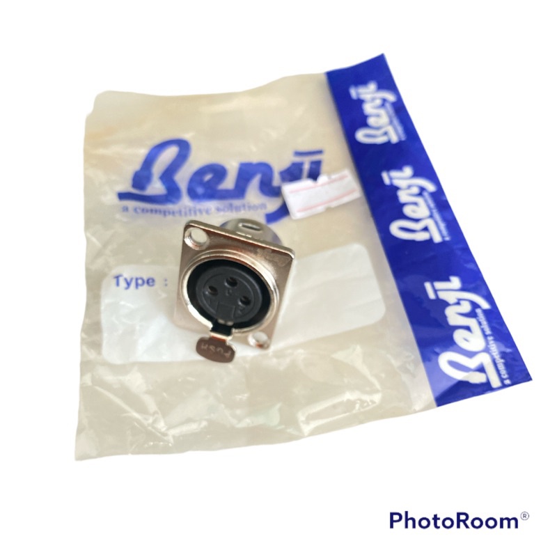 Soket Canon XLR Original Benji Female With Lock