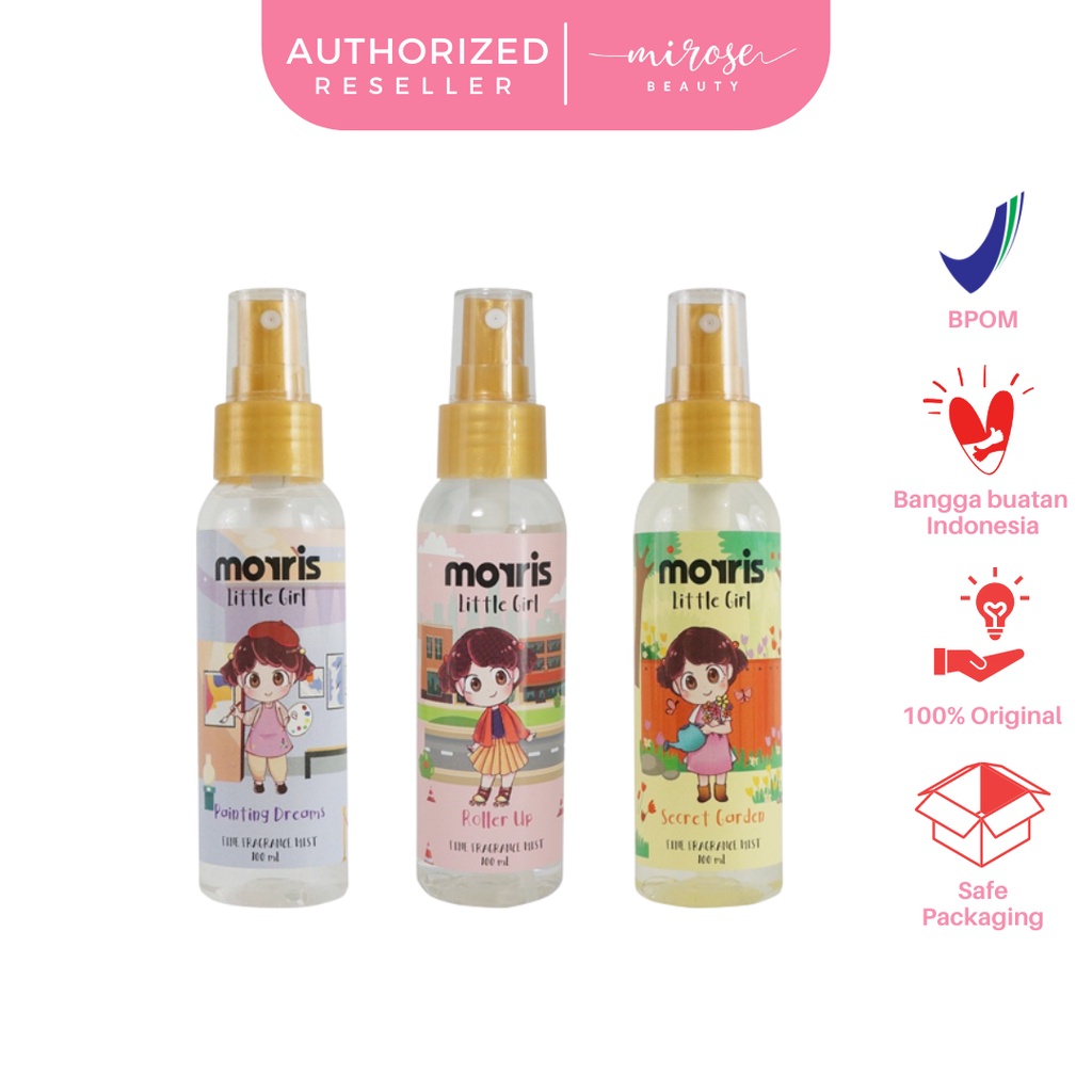 Morris Parfum Anak Cewek Little Girls Body Mist Spray 100 ml