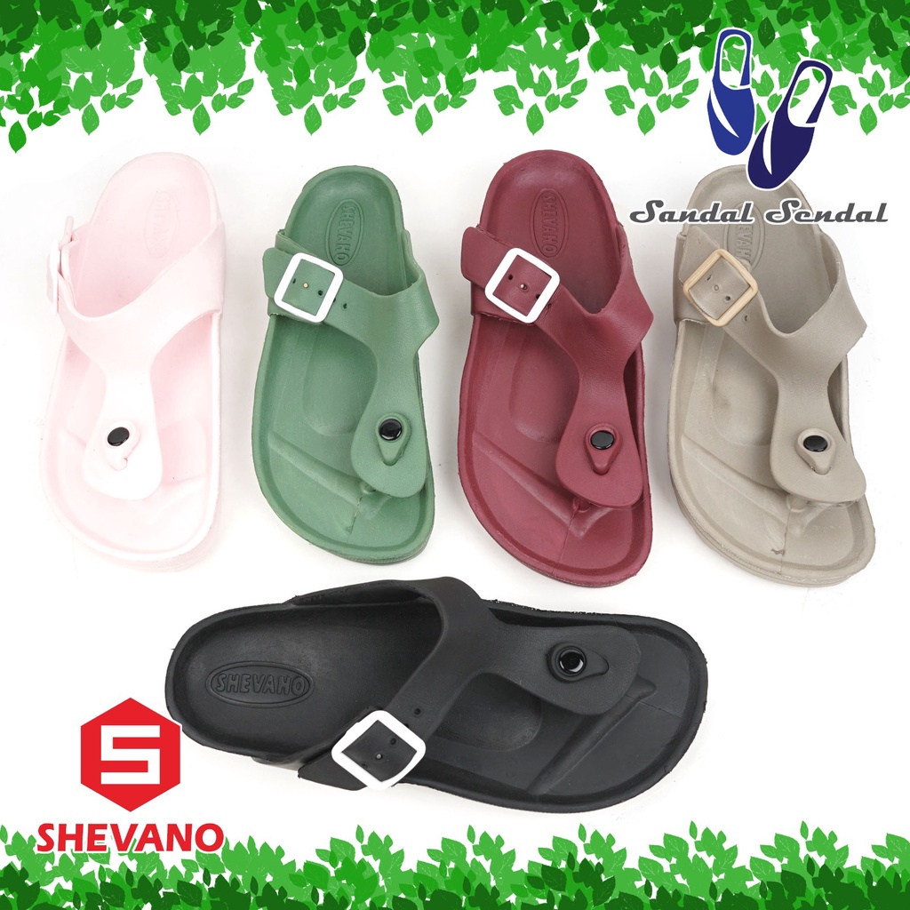 sandal Jepit  karet wanita shevano SN-277