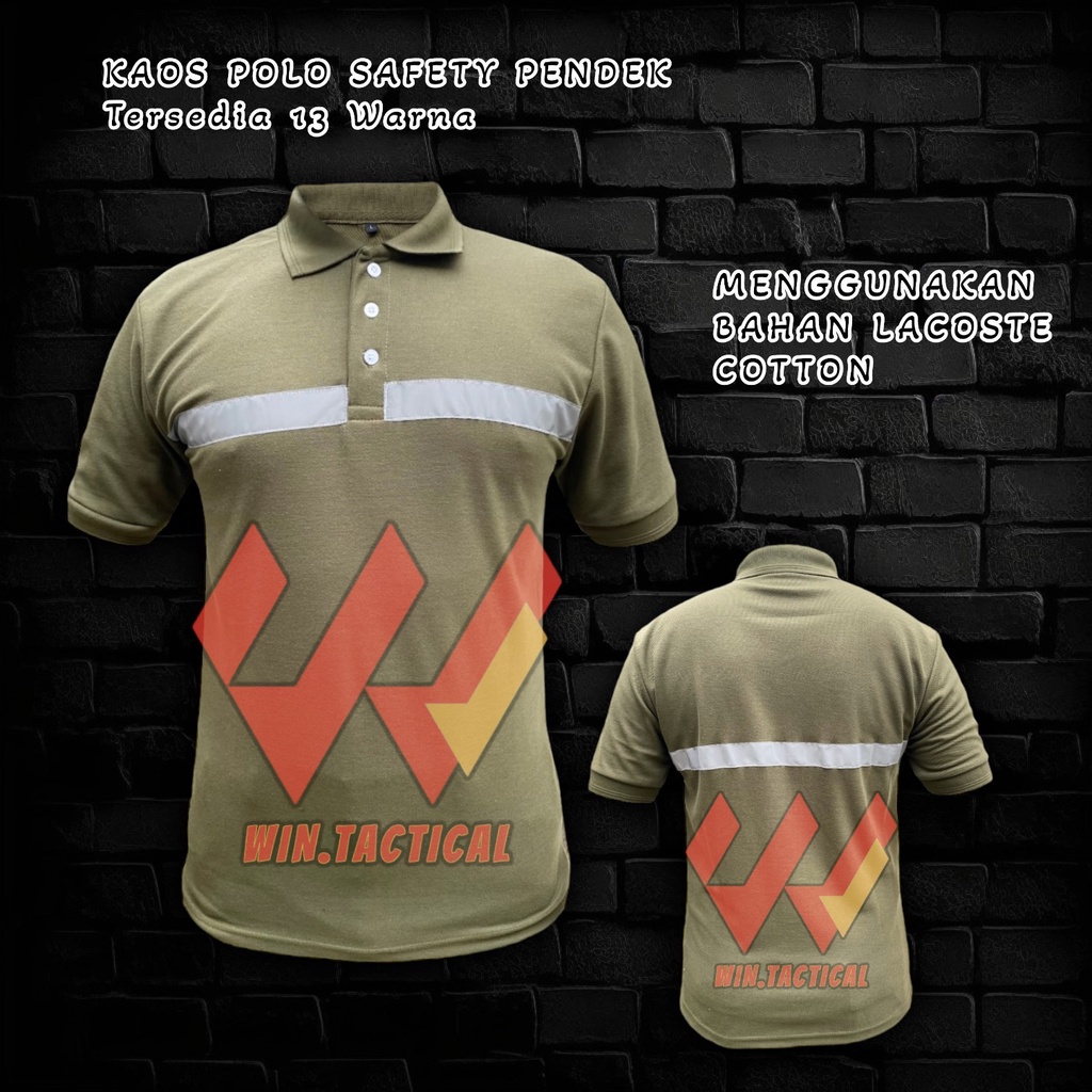 KAOS SAFETY FIRST KAOS KERAH SAFETY FIRST SKOTLIGHT CUSTOM KAOS POLO PERUSAHAAN