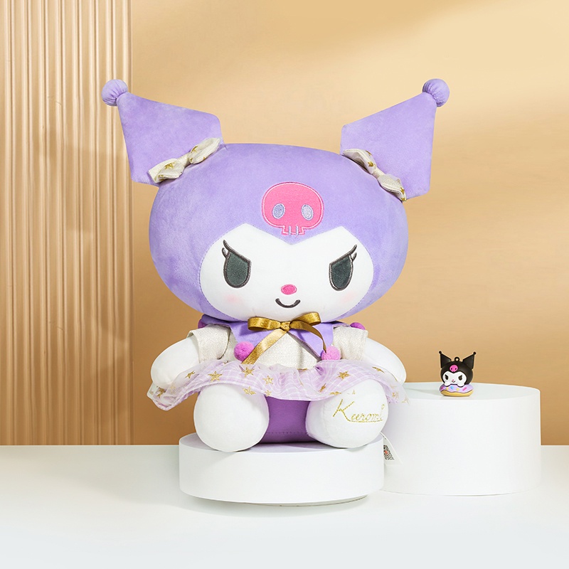 Kawaii Hello Kitty Kuromi Melody Cinnamoroll Kartun Mainan Mewah Bantal Hadiah Ulang Tahun Anak Perempuan