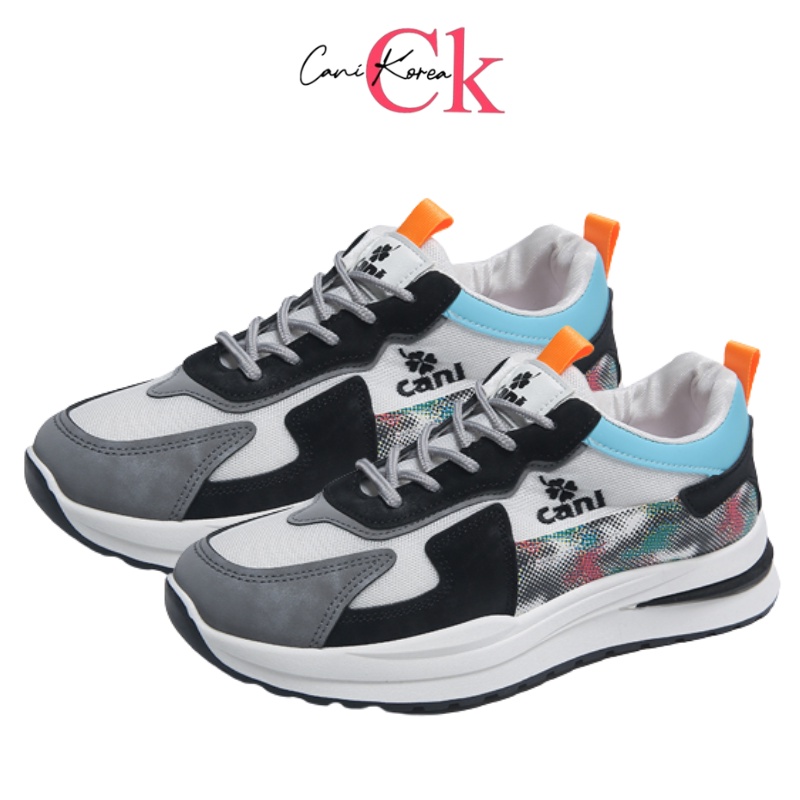 CaniKorea &quot;Free Box&quot; (Size 40-44) Sepatu Pria Sneakers Sport Fashion Kasual Import 8114