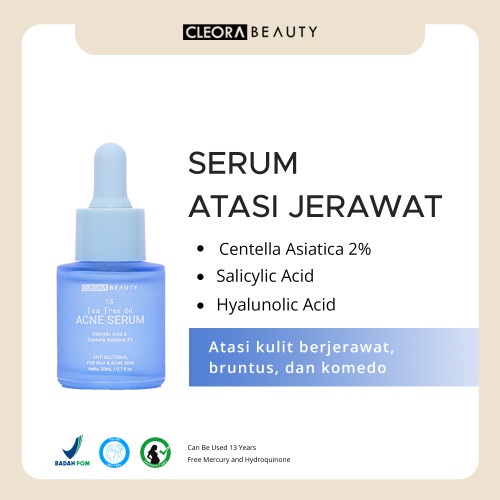 ★ BB ★ CLEORA  Serum Series | Red Savior Exfoliating Serum - Acne Serum 20ml - Triperfect Brightening Serum 16,5ml