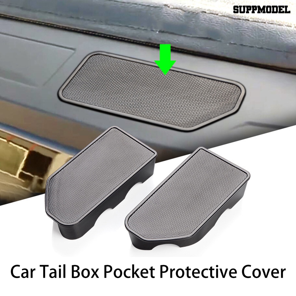 [SM Auto] 2Pcs Cover Pelindung Tahan Air Pengganti Pusat Aksesori Mobil Konsol Tray Bed Rail Stake Pocket Covers Untuk Silverado 2019-2021 Rel Tempat Tidur