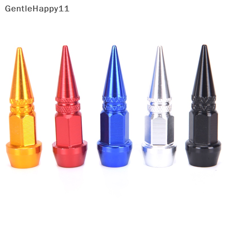 Gentlehappy 4Pcs Motor Mobil Auto Sepeda Bentuk Spike Tutup Katup Batang Roda Ban Tahan Debu id