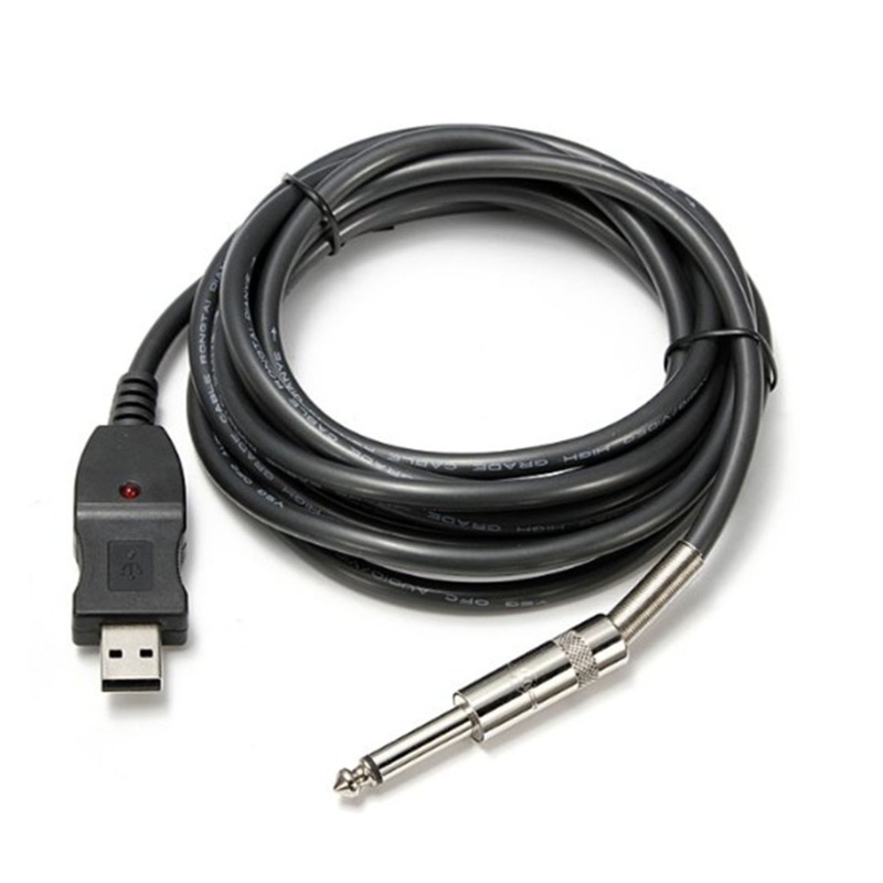 Vivi Kabel USB Gitar Professional Guitar to PC USB Link Recording Cable Adapter