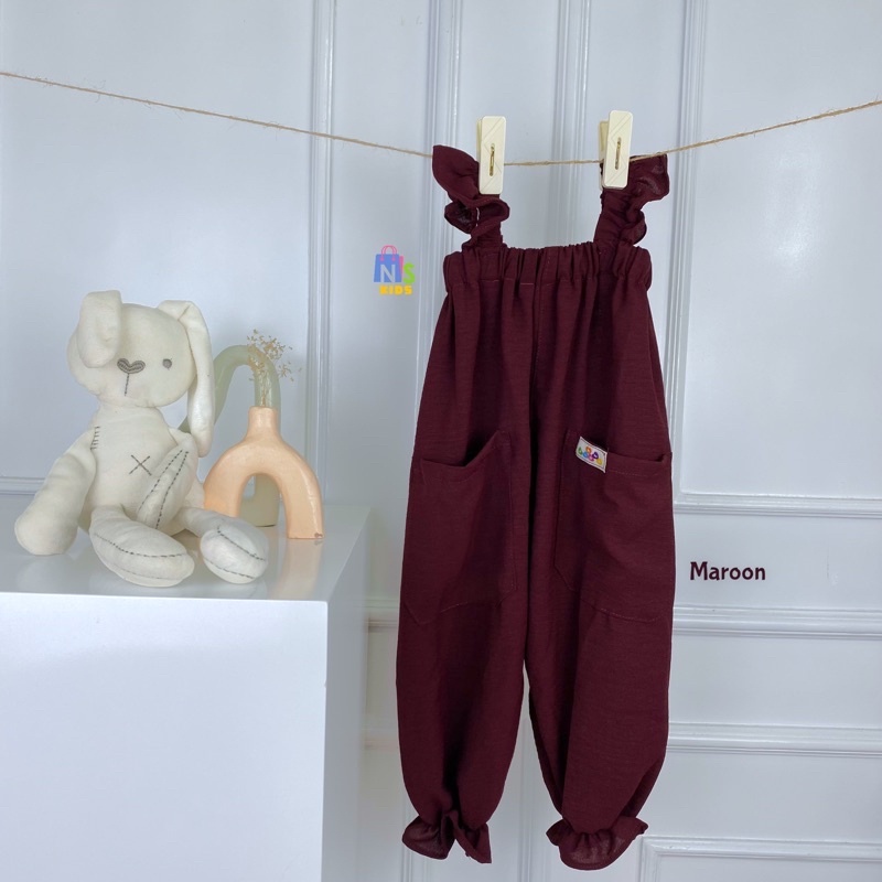 ZASKIYA- Momo Jumpsuit Jumper Rumper Anak Cewek Premium