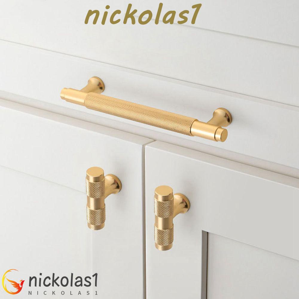 Nickolas1 Tarikan Pintu Gold Black Tarikan Lemari Handle Hardware Furniture Pintu Laci Lemari Handle