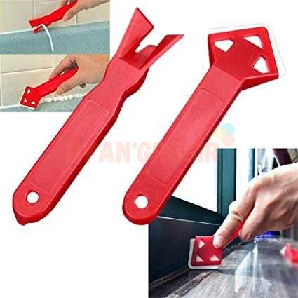 

Balight 2 in 1 Alat Pembersih Perapi Lem Silikon Sealant Tool Scraper