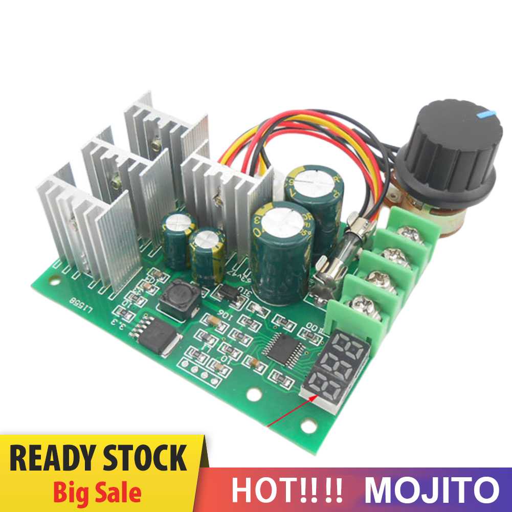 Dc6-60v PWM DC Motor Speed Controller 6V 12V 24V 36V 48V 30A Motor Gubernur