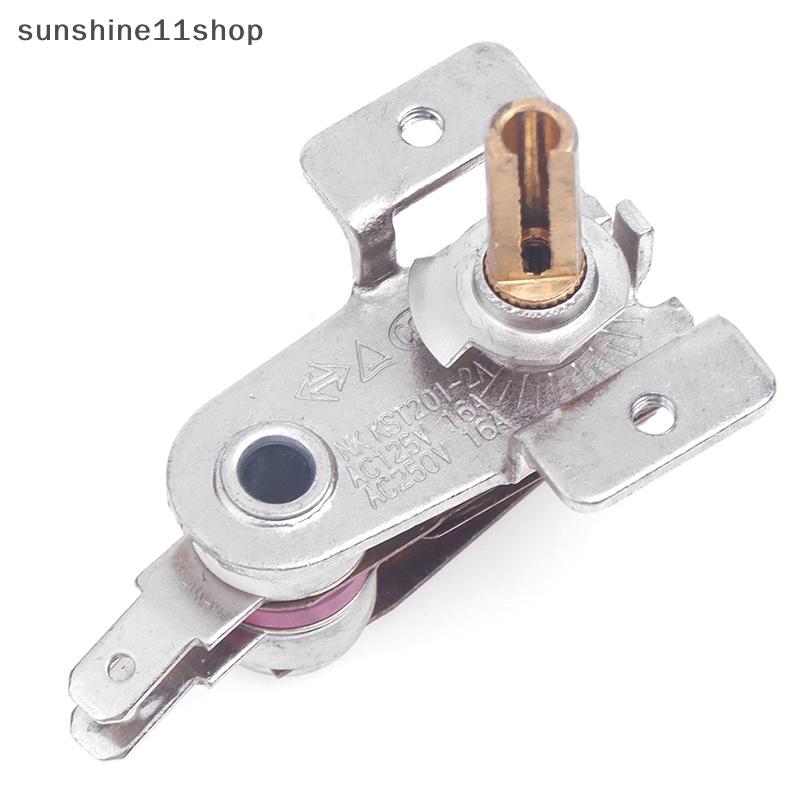 Sho 250V 16A Adjustable Temperature Switch Bimetal Heag Thermostat KST201-2A N