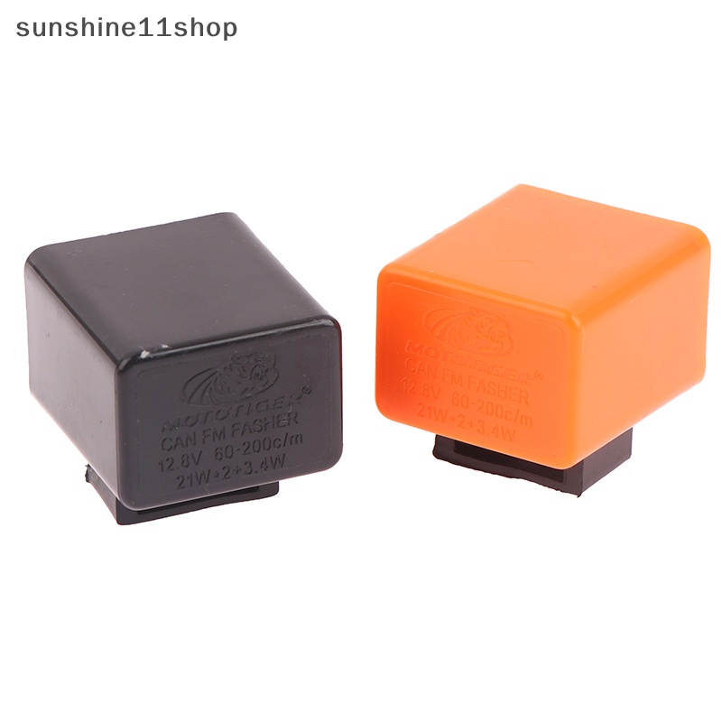 Sho 1Pc Relay Flasher LED 2pin 12V Adjustable Frekuensi Kedip Sein N