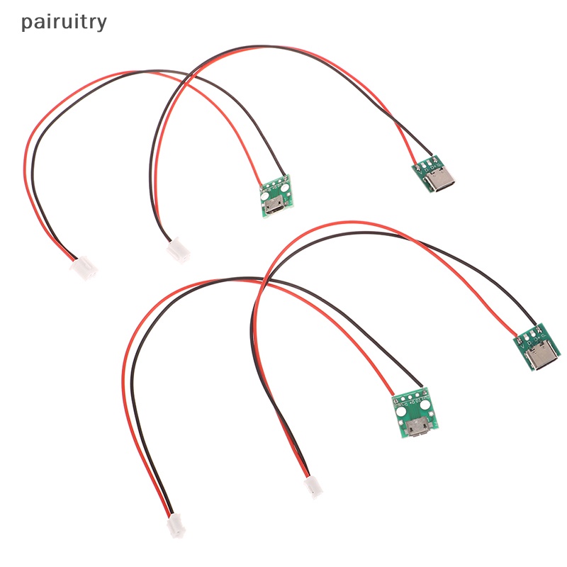 Prt Type-c PCB Dengan Adaptor Converter Cabel Micro USB To DIP Female Connector Breakout Board Kabel Cas Solder Board Socket PRT