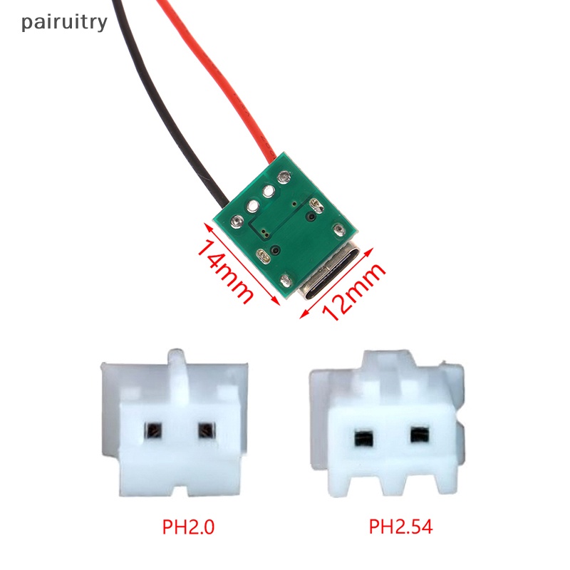 Prt Type-c PCB Dengan Adaptor Converter Cabel Micro USB To DIP Female Connector Breakout Board Kabel Cas Solder Board Socket PRT