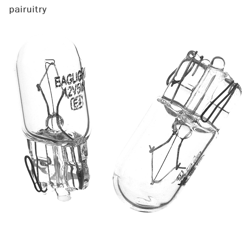 Prt 10Pcs /Box T10 168192 12V 5W Warm White Auto Haen Lampu Marker Plate Light PRT