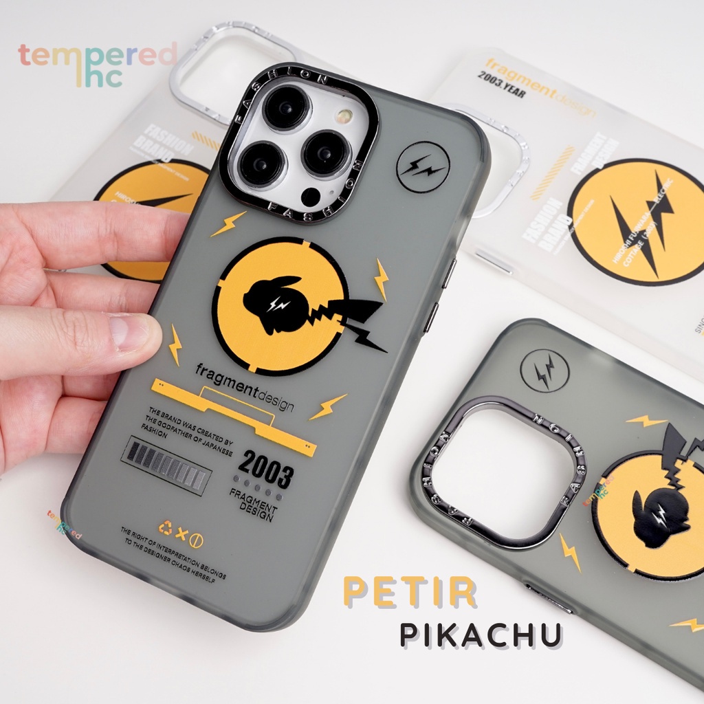 NEW  PREMIUM Case Iphone PETIR PIKACHU ( Iphone xr - 14promax READY  )