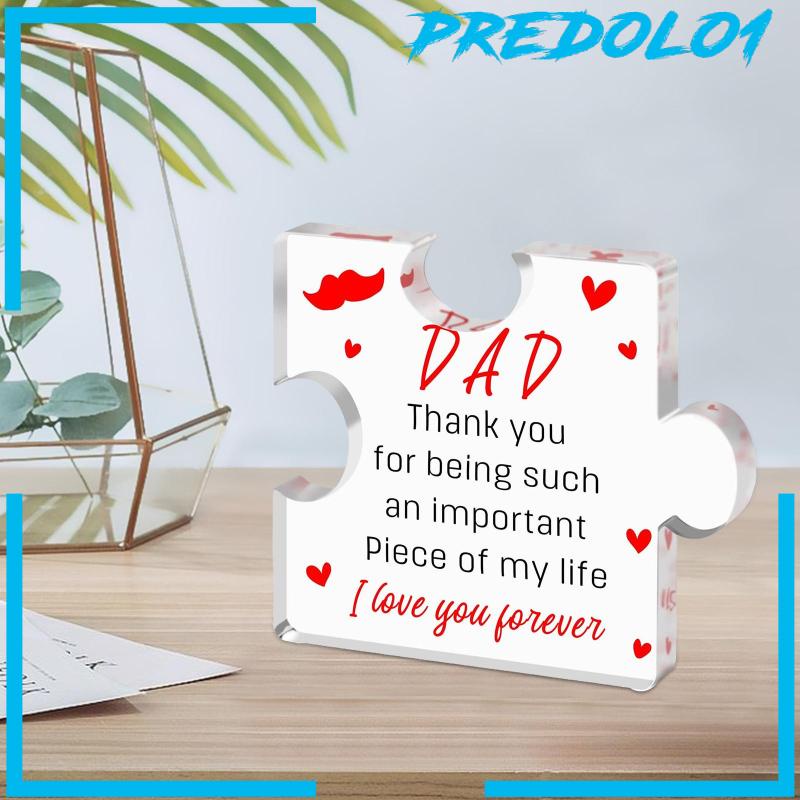 [Predolo1] Hadiah Ulang Tahun Hiasan Plakat Hadiah Hari Ayah Dari Putra Dan Putri