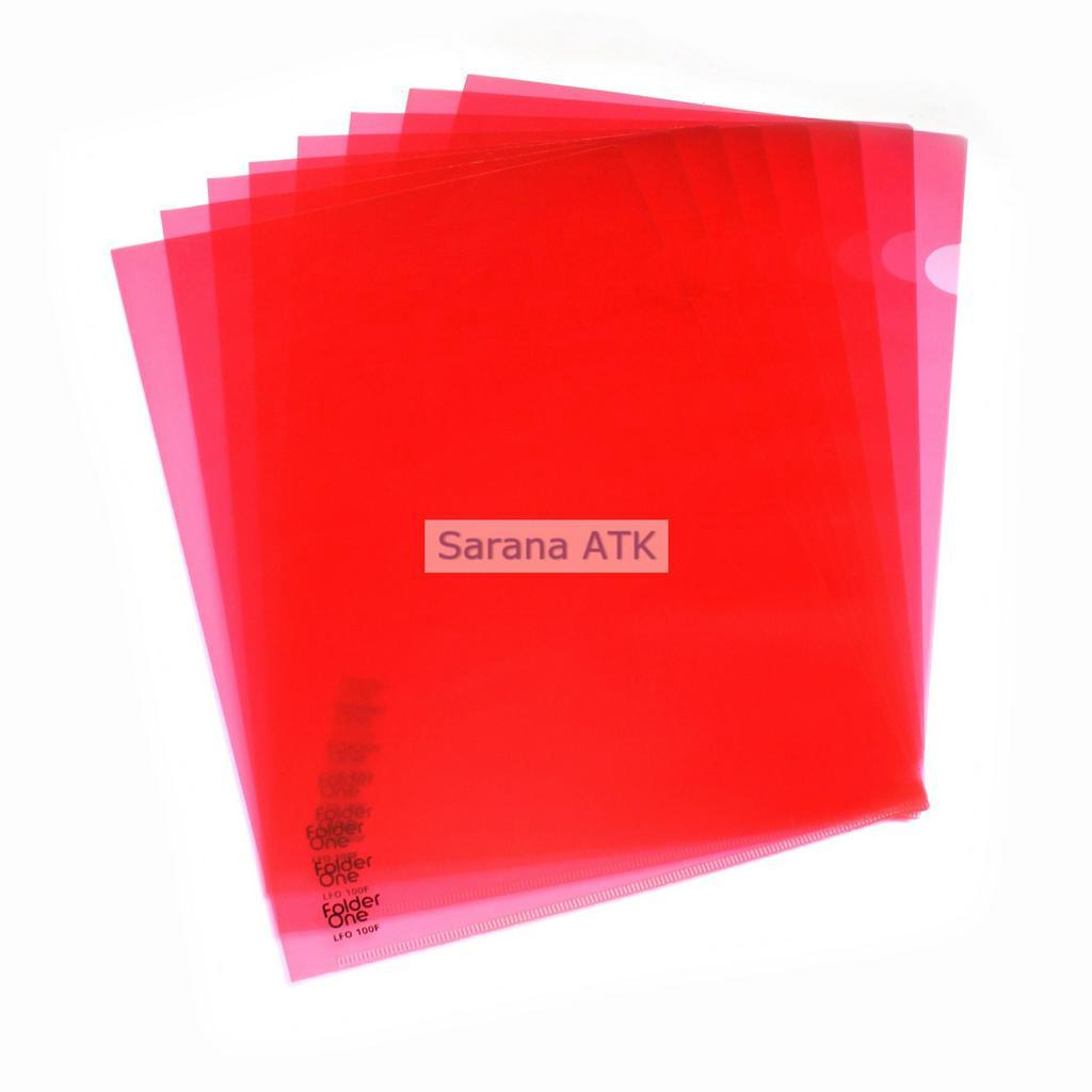 

FOLDER ONE - Map L Bening Folio Warna Merah [ 1 LUSIN ]
