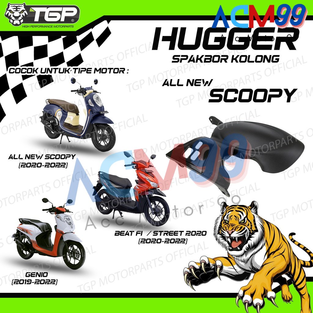 Hugger Spakbor Kolong All New Scoopy 2020 2021 2022