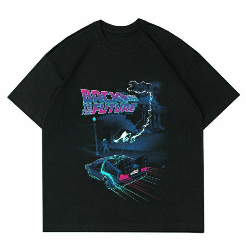 BAJU NASCAR " BACK TO THE FUTURE "| T-SHIRT NASCAR VINTAGE | KAOS MOBIL BALAP NASCAR | BAJU KAOS PRI