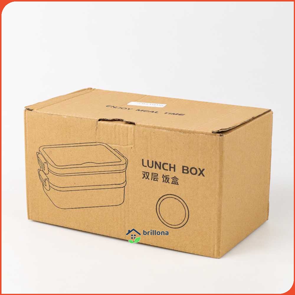 SDGRP Kotak Makan Lunch Bento Box Food Container Double Layer Bowl - JT-008