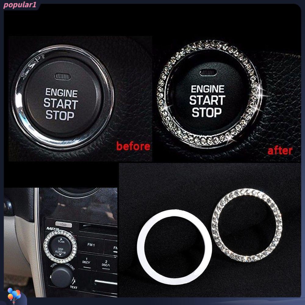 Populer Saklar Start Tombol Cincin Aksesoris Baru Berlian Perak