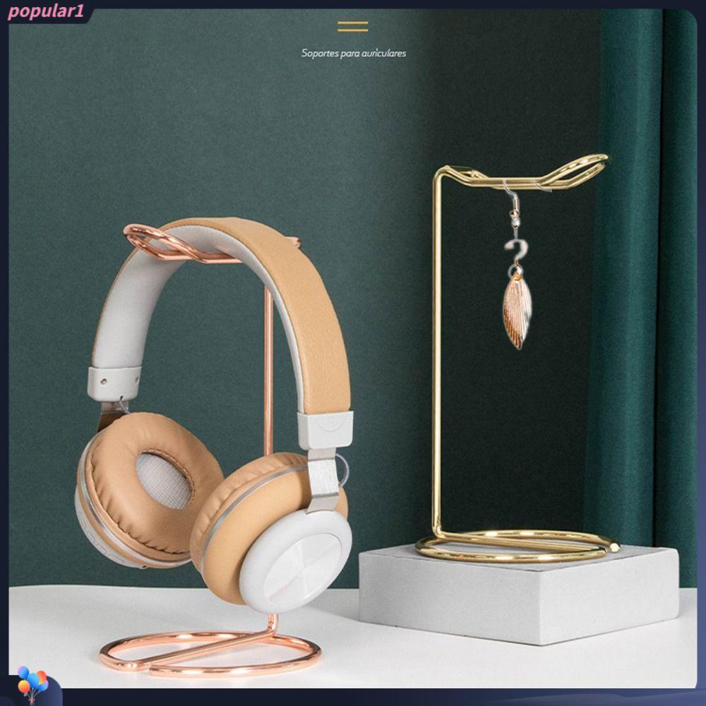 Populer Earphone Holder Dekorasi Rumah Rak Besi Penyangga Stand Headset Gantungan Holder