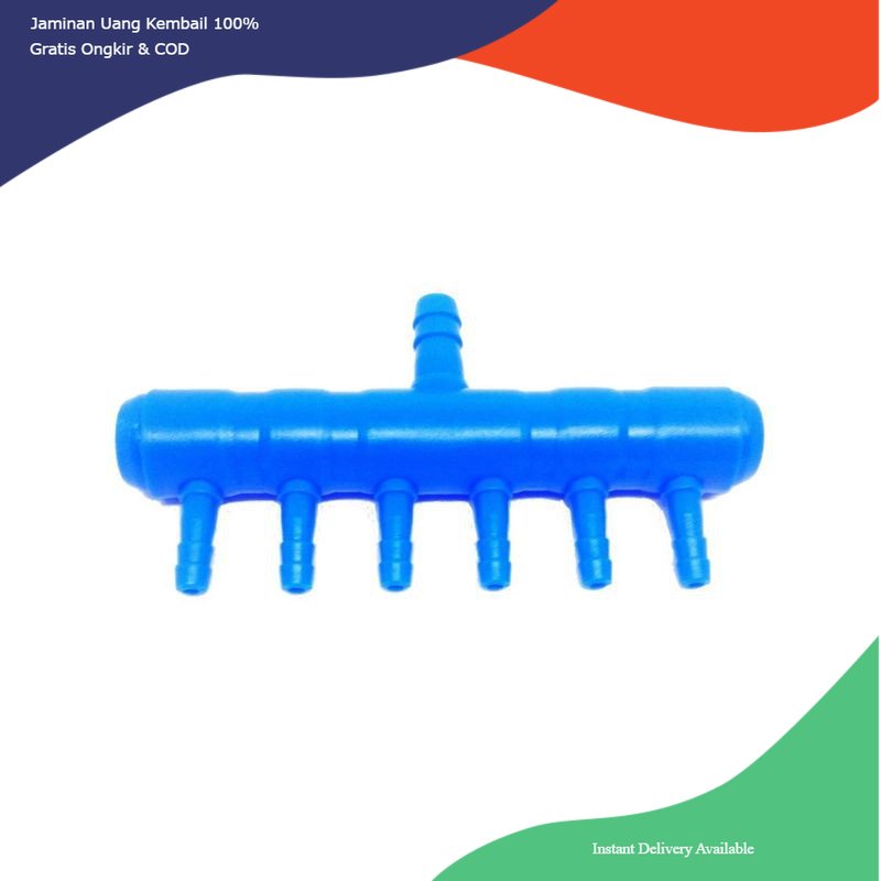 Pipa cabang aerator 6 output, pipa air mancur aerator 6 cabang, pipa output aerator 6 cabang, pipa c