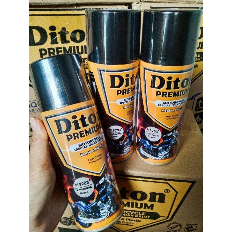 cat semprot pilok pilox diton premium 400cc lembayung green pl9203 9203 lembayung hijau diton premium 400cc