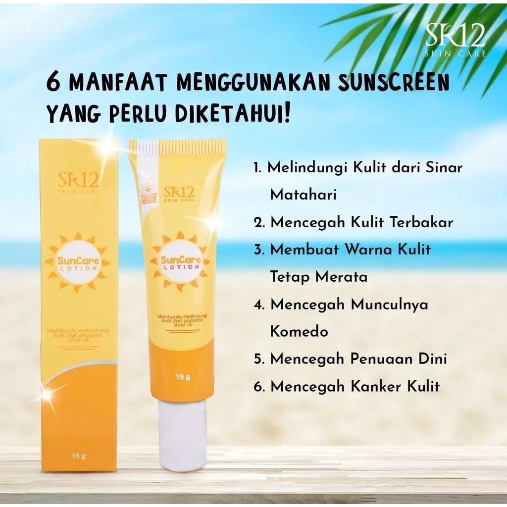 SKIN CARE SR12 - SUNBLOCK DAN SUNCARE