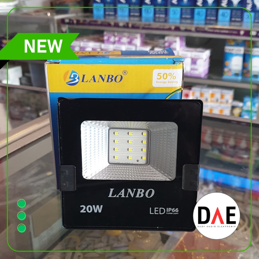 Lampu Sorot Tembak LED - Floodlight 20 Watt