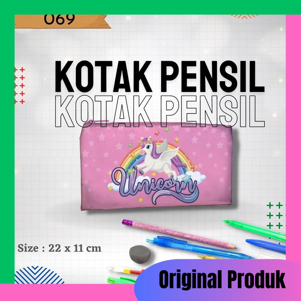 

Tempat Pensil, Kotak Pensil 069 gambar Unicorn Serbaguna Murah Dan Kualitas Terjamin , Original Produk Bahan Tebal