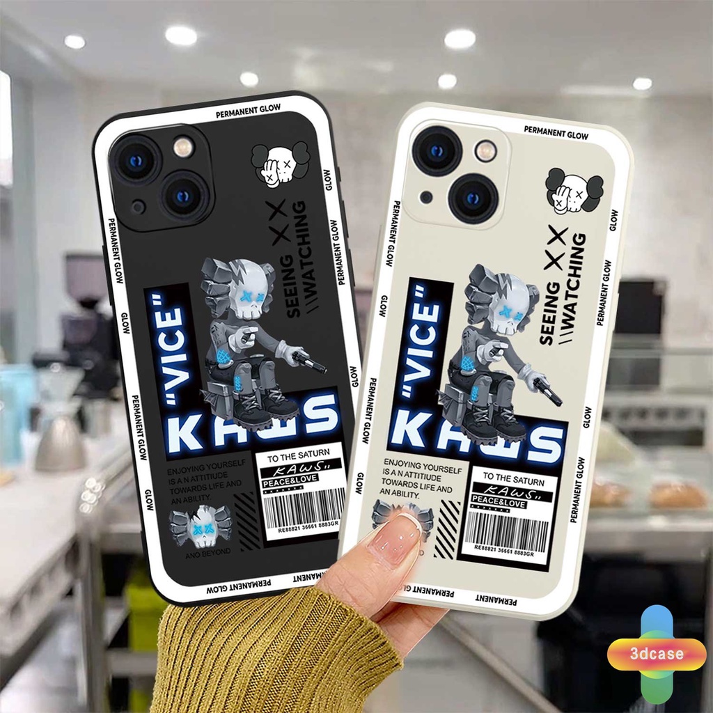 Compatible For Case IPhone 11 12 13 PRO MAX 6 7 6S 8 Plus X XR XS MAX 11 12 13 mini Se 2020 6SPlus 7Plus 6Plus 8Plus XSMAX A15 A16 A9 A5 A7 A5S Y12 Y20 Y15S Ins KAWS Camera Lens Protection Case