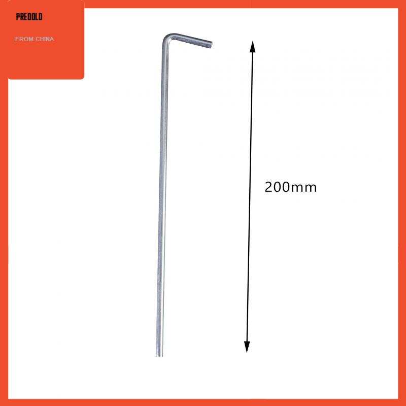 [Predolo] 50pcs Pasak Tenda 20cm Garden Stakes Nails Aluminium Untuk Camping Outdoor Kokoh