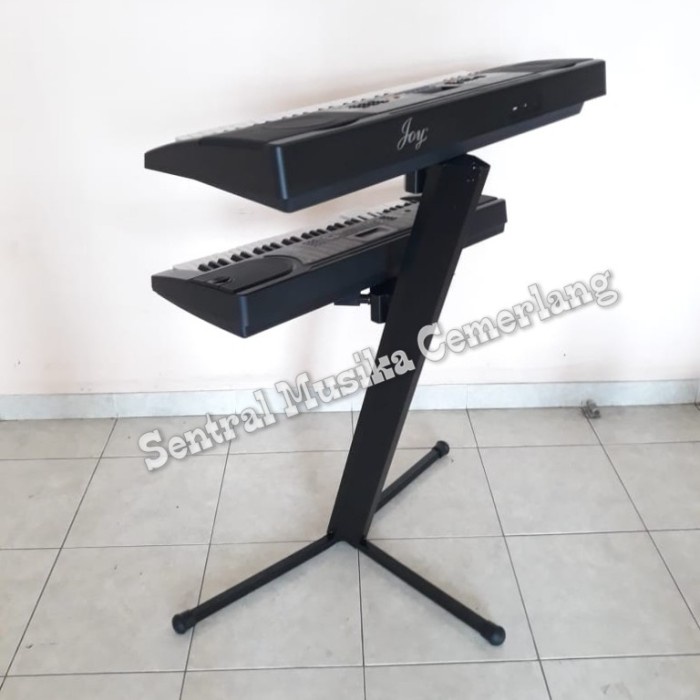 Stand Keyboard 2 Susun 2 Tingkat