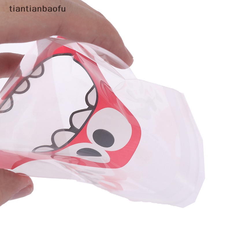 [tiantianbaofu] 100pcs Kantong Plastik Transparan Permen Cookie Self Adhesive Pouch Untuk Butik Pesta