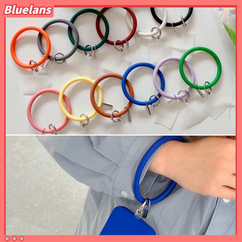 [BLS] Telepon Cincin Anti Hilang Anti-Jatuh Universal Tahan Aus Nyaman Dipakai Ketangguhan Tinggi Perlindungan Ponsel Silikon Cover Gantung Gelang Aksesoris Telepon